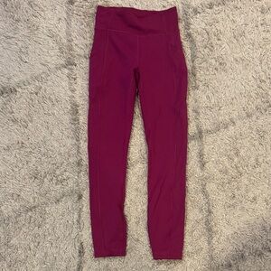 Lululemon Athletica Berry Leggings